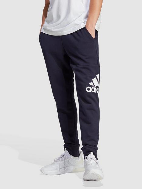 adidas-sportswear-essentials-french-terry-tapered-cuff-logo-joggers-navy
