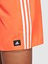  image of adidas-sportswear-3-stripes-clx-swim-shorts-red