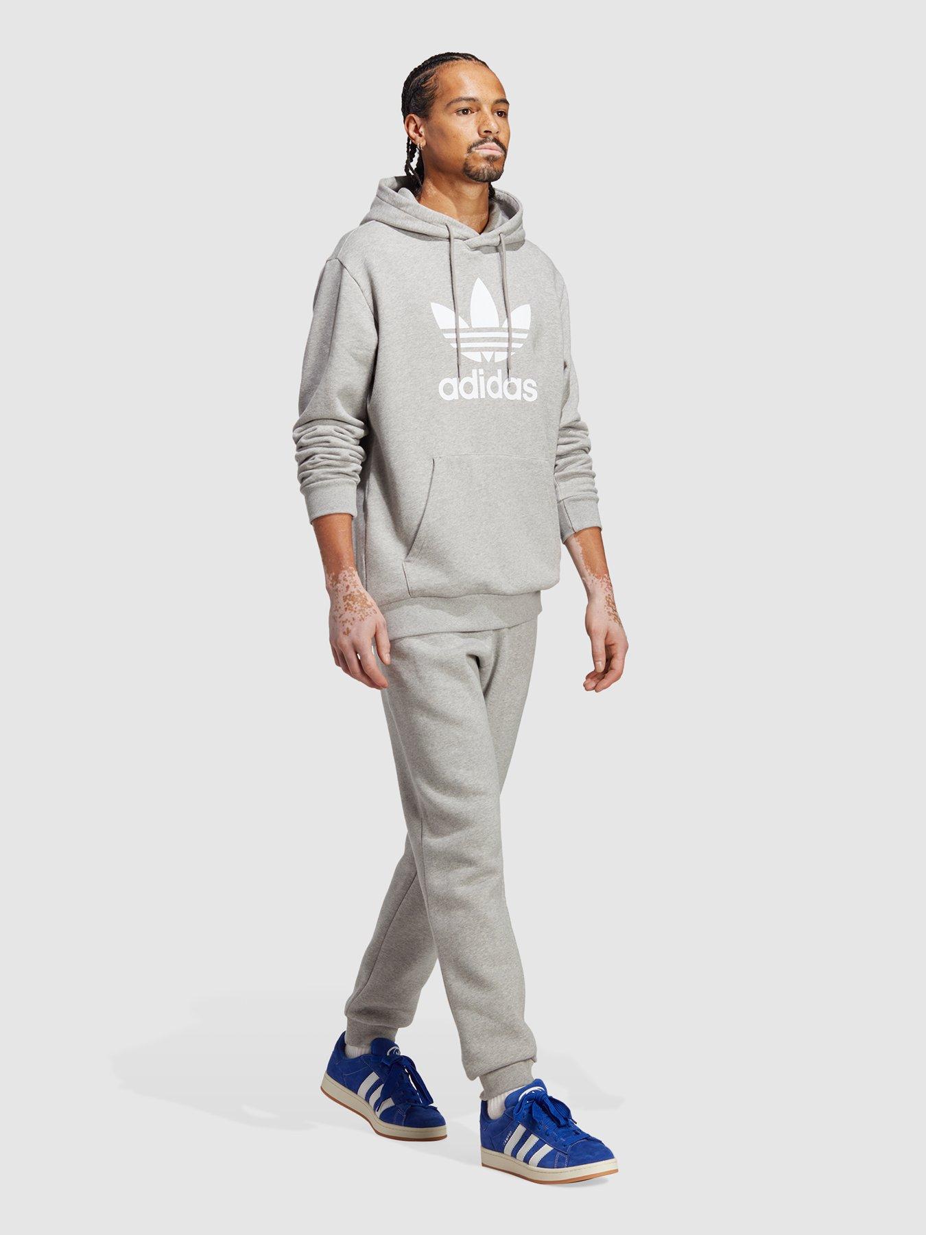 Adidas grey heather online joggers