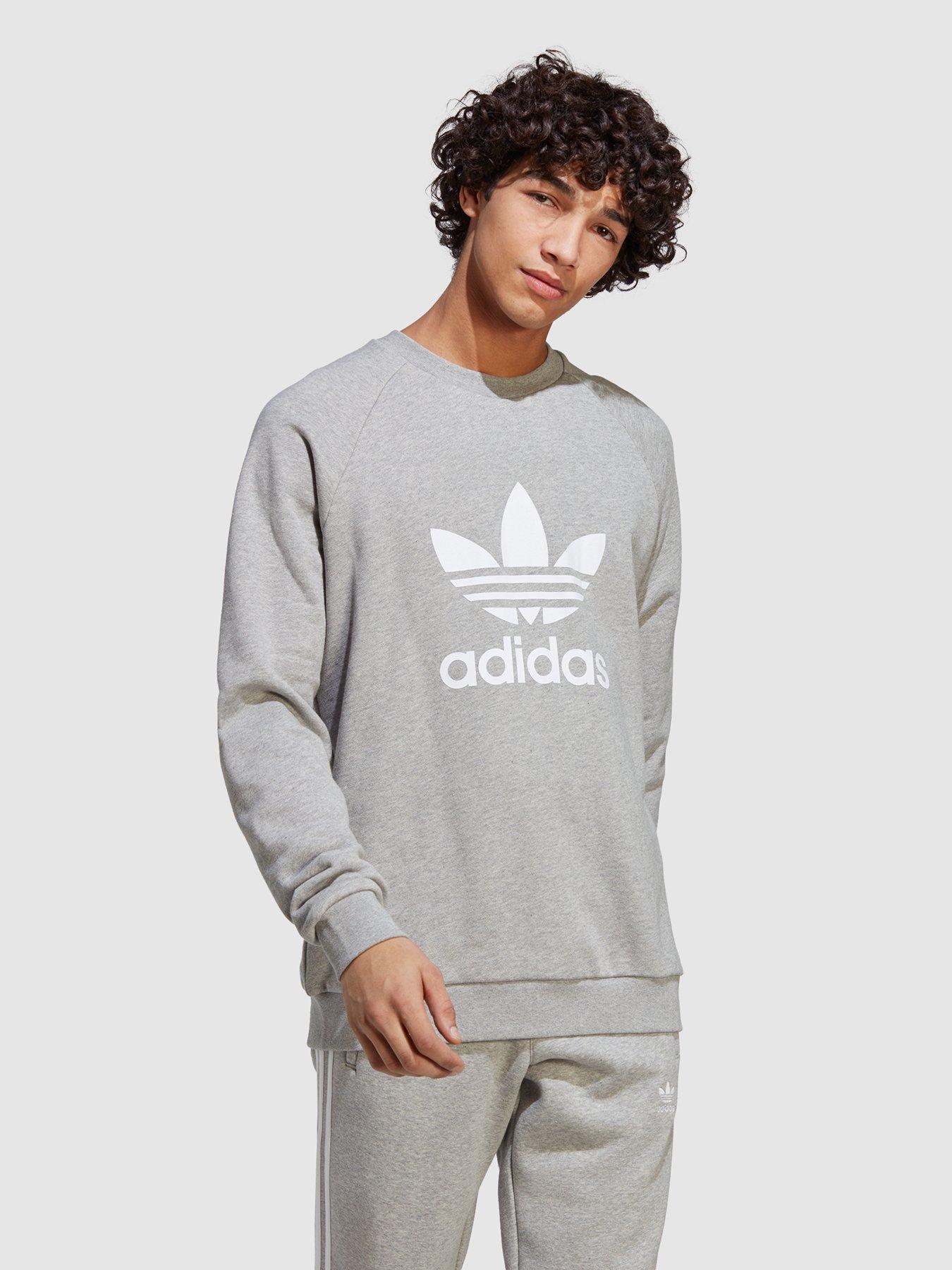 Adidas trefoil crewneck sale