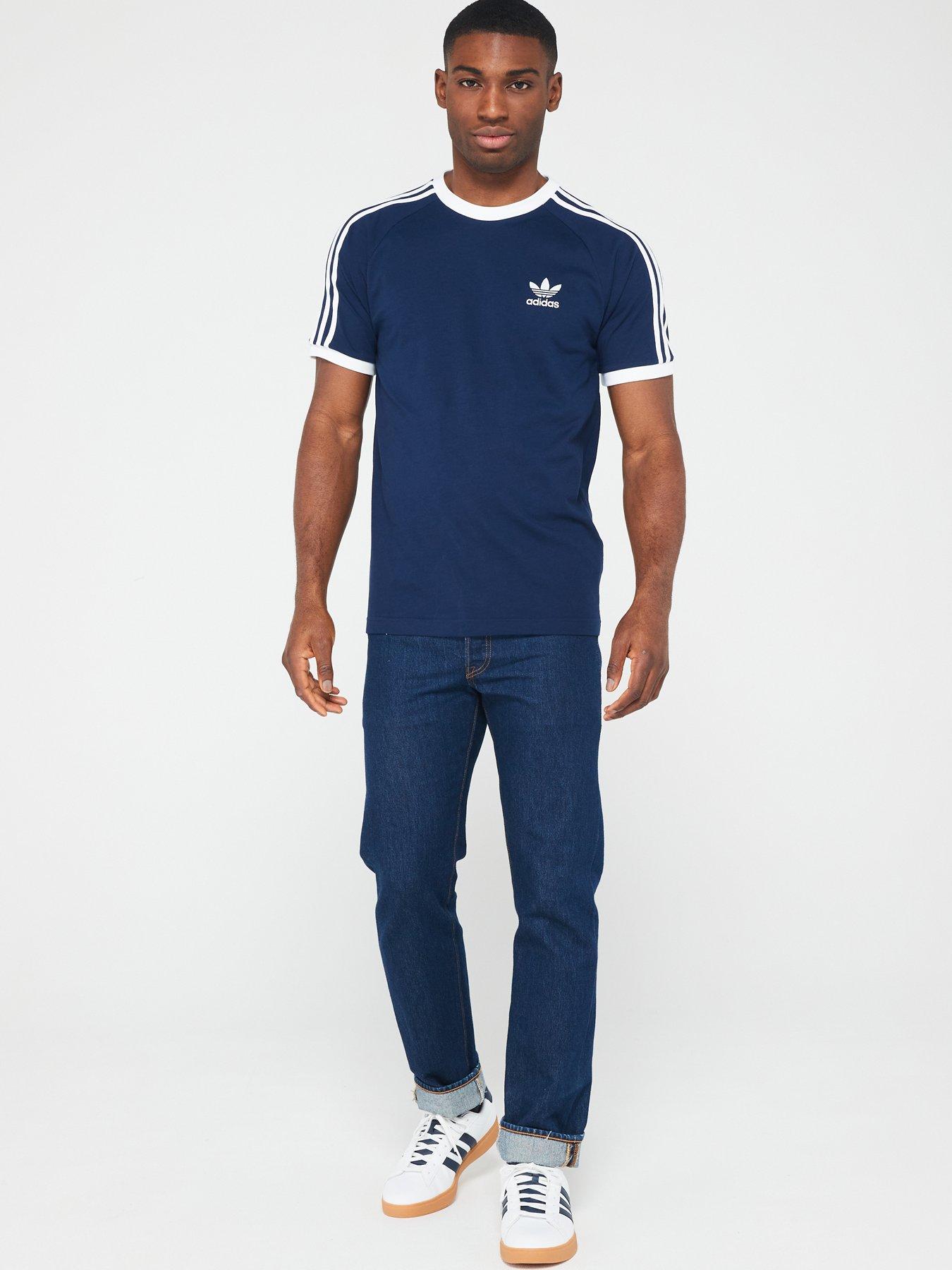 Adidas originals 3 outlet stripes t-shirt