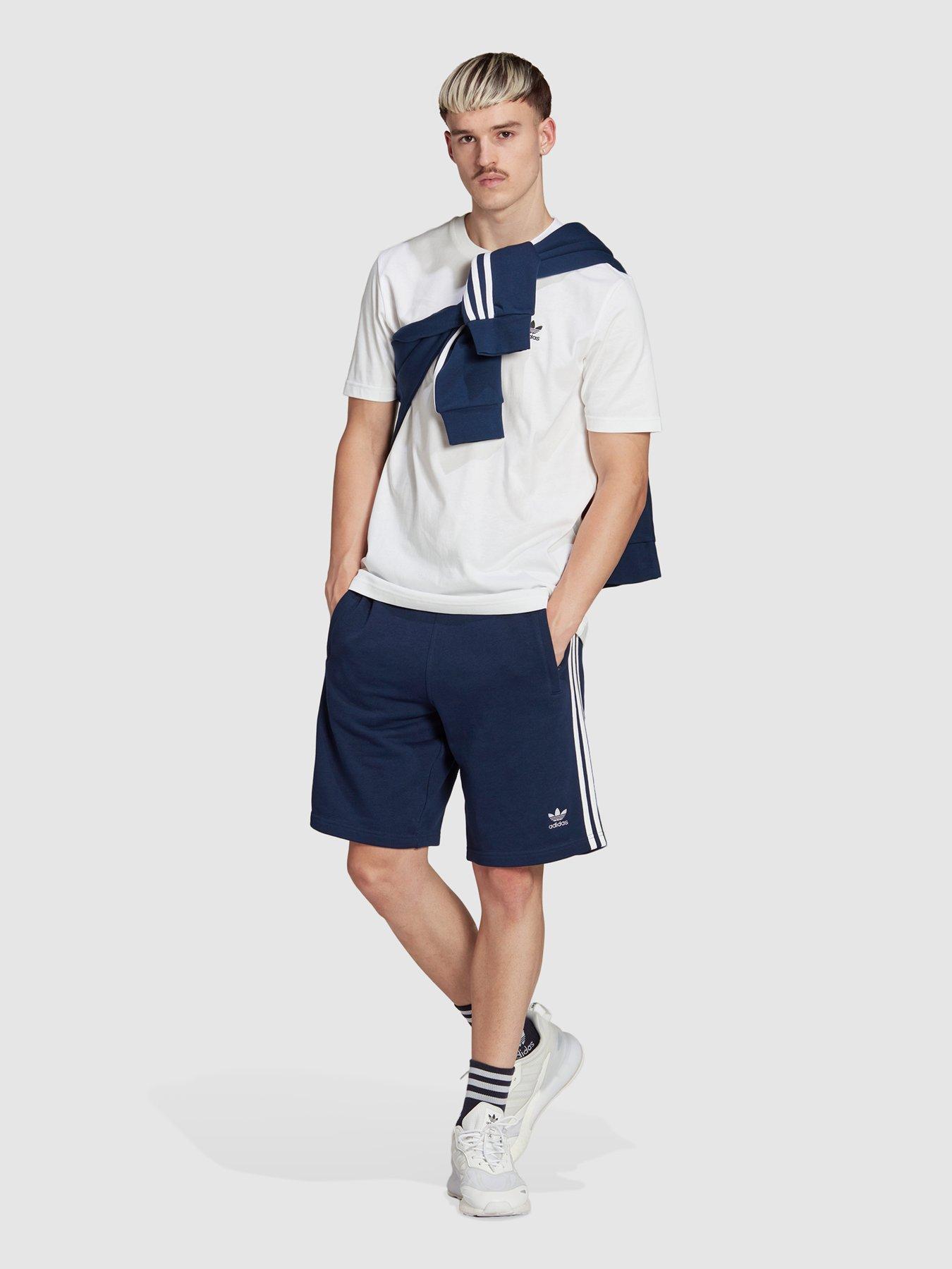 adidas originals navy shorts