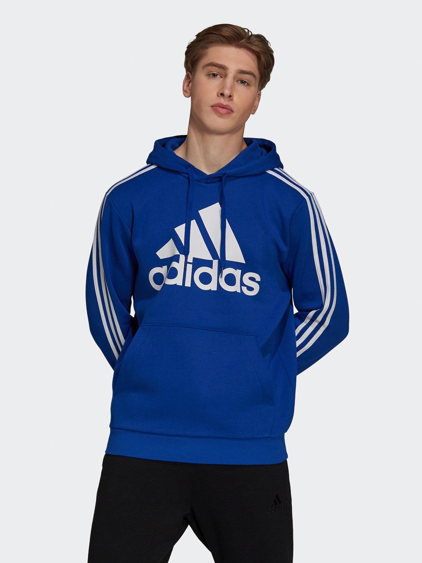 Royal blue best sale adidas hoodie mens