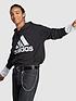  image of adidas-sportswear-essentials-french-terry-big-logo-hoodie-black