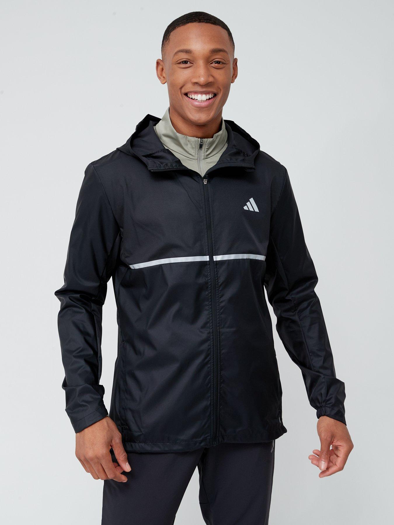 Own the run jacket black hot sale