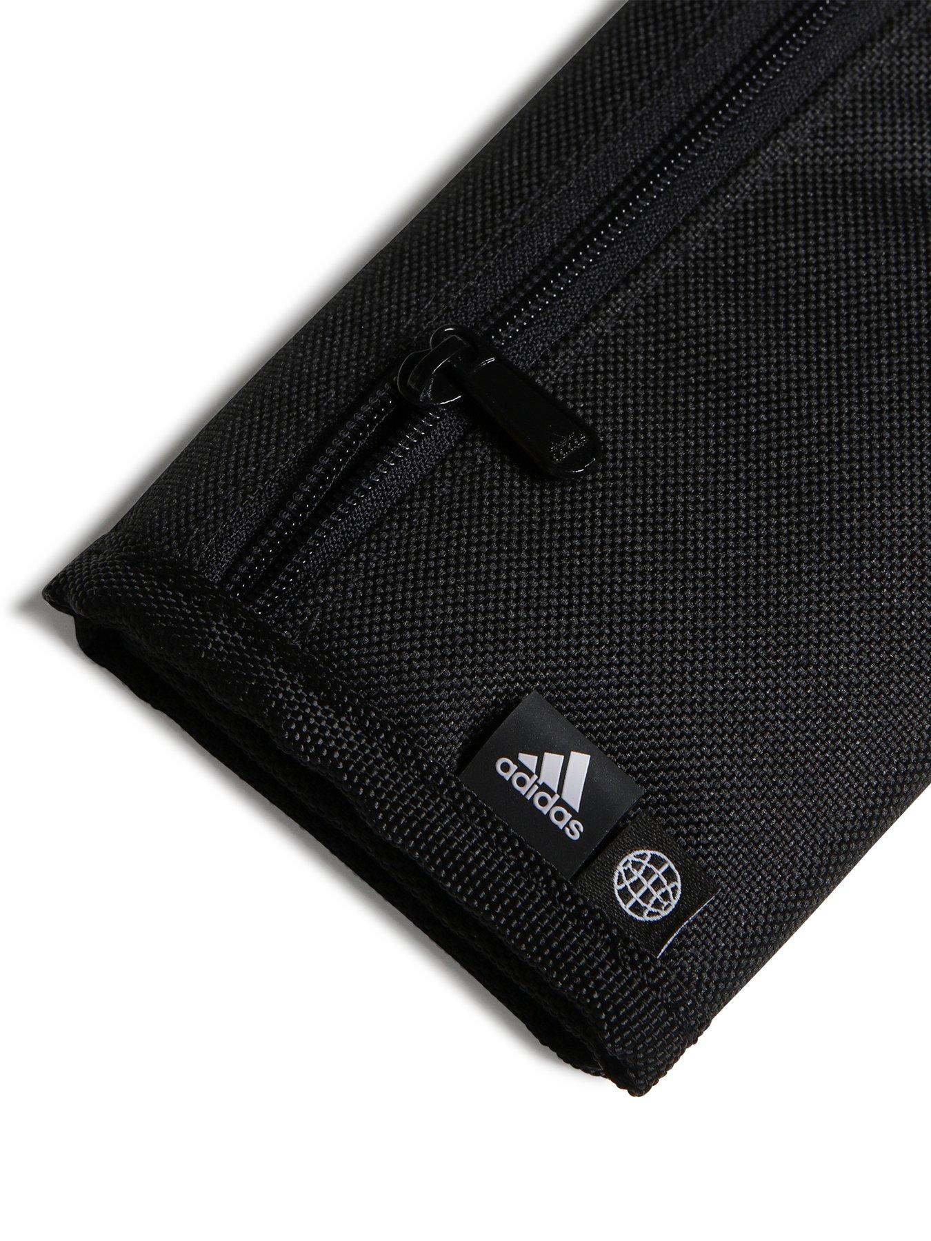 adidas Linear Wallet Black White littlewoods