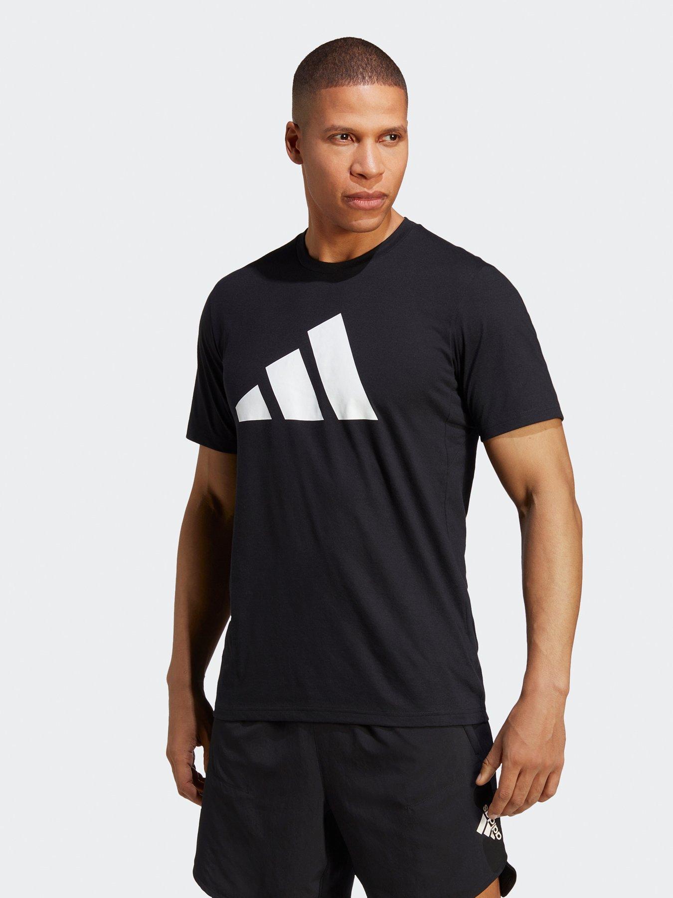 undefined Performance Train Essentials Feelready Logo Training T-shirt - Black/White