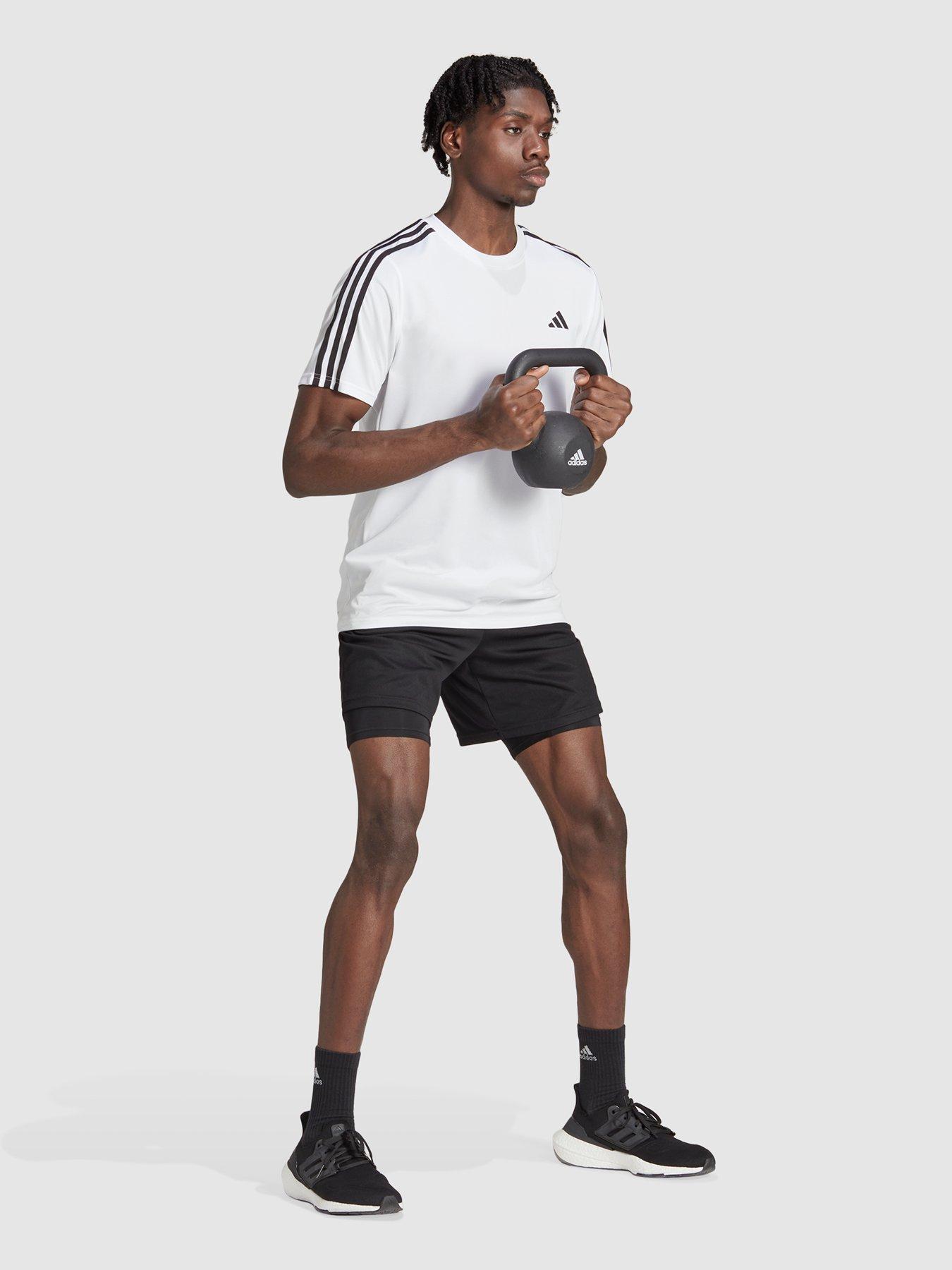  image of adidas-performance-train-essentials-3-stripes-training-t-shirt-white