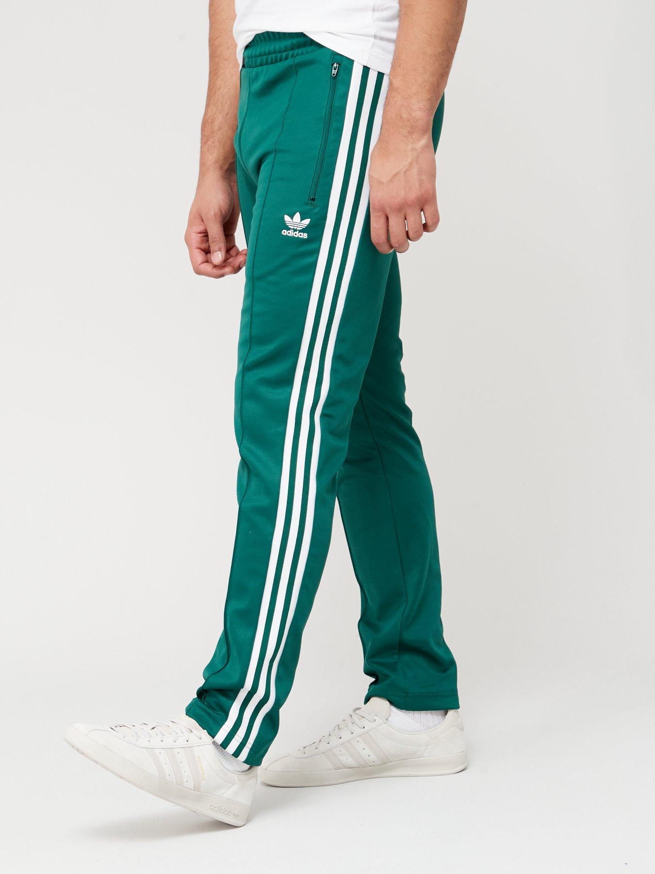 Green adidas tracksuit store pants