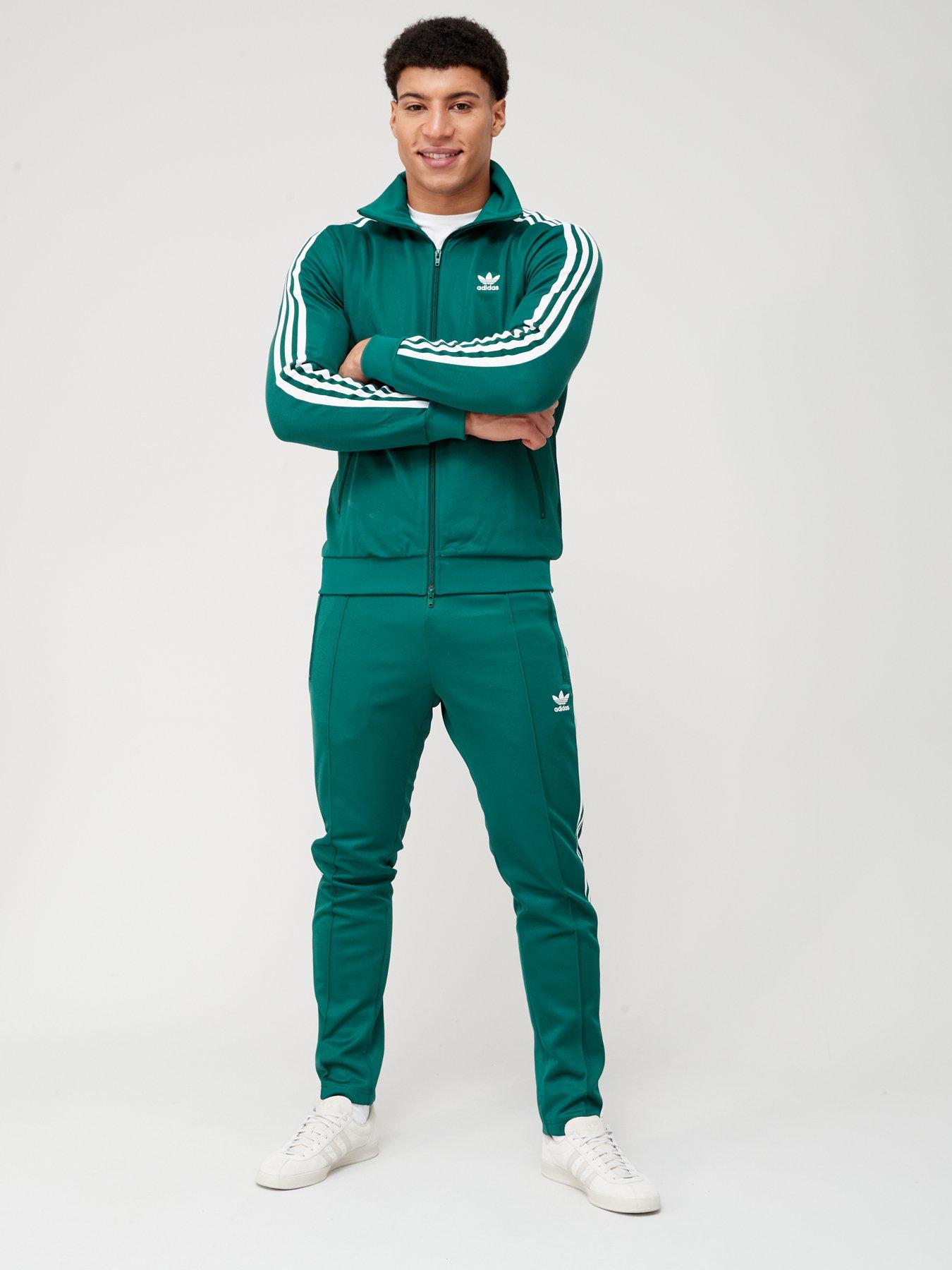 Mens green originals clearance tracksuit