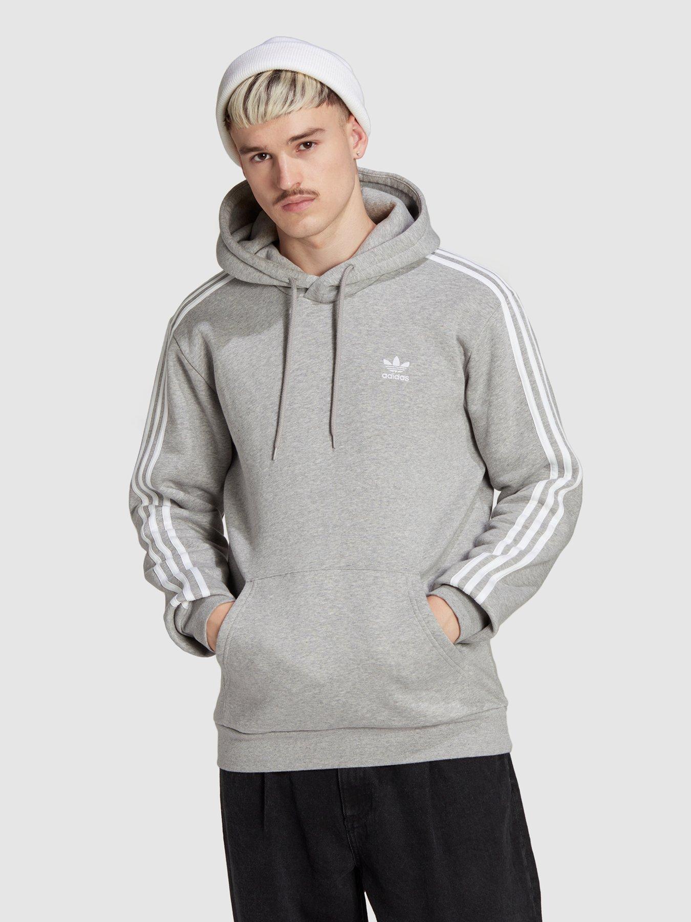 Heather grey adidas outlet hoodie