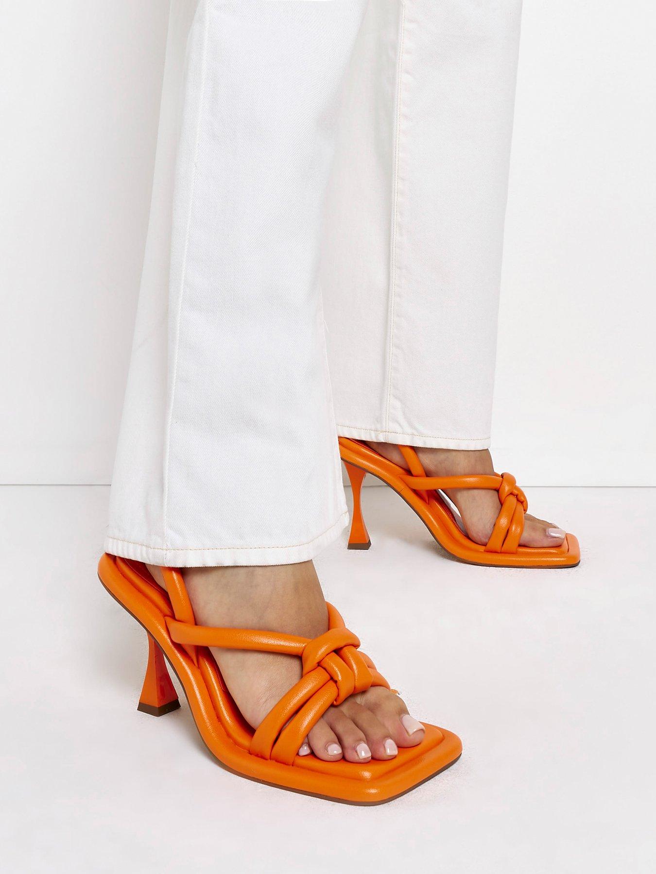 River island 2024 heeled sandals