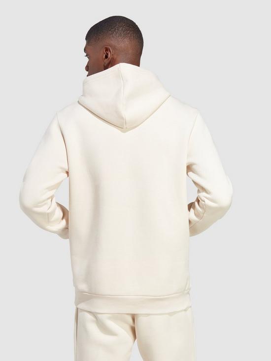 stillFront image of adidas-originals-trefoil-essentials-hoodie-off-white