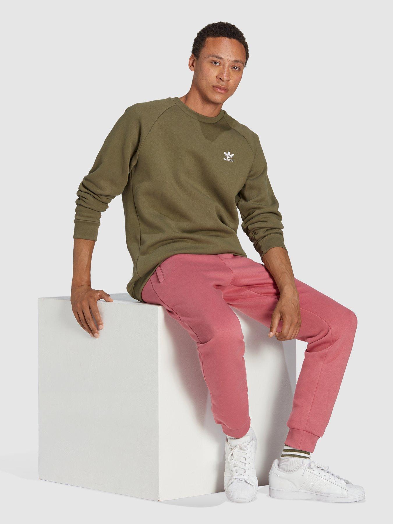 Khaki store adidas sweatshirt