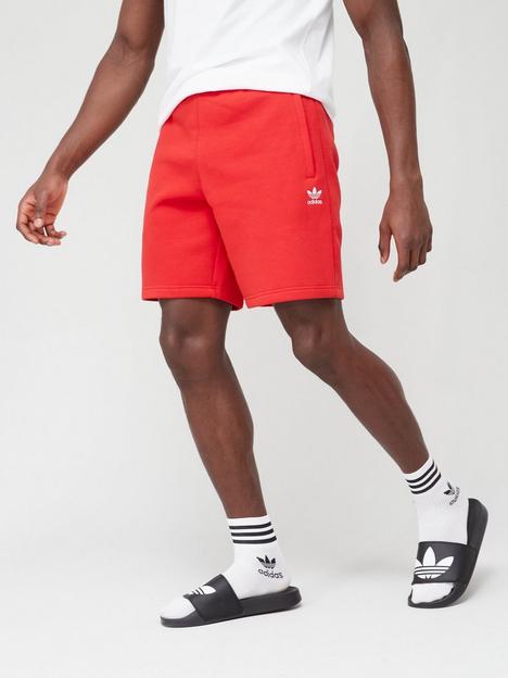 adidas-originals-trefoil-essentials-shorts-red