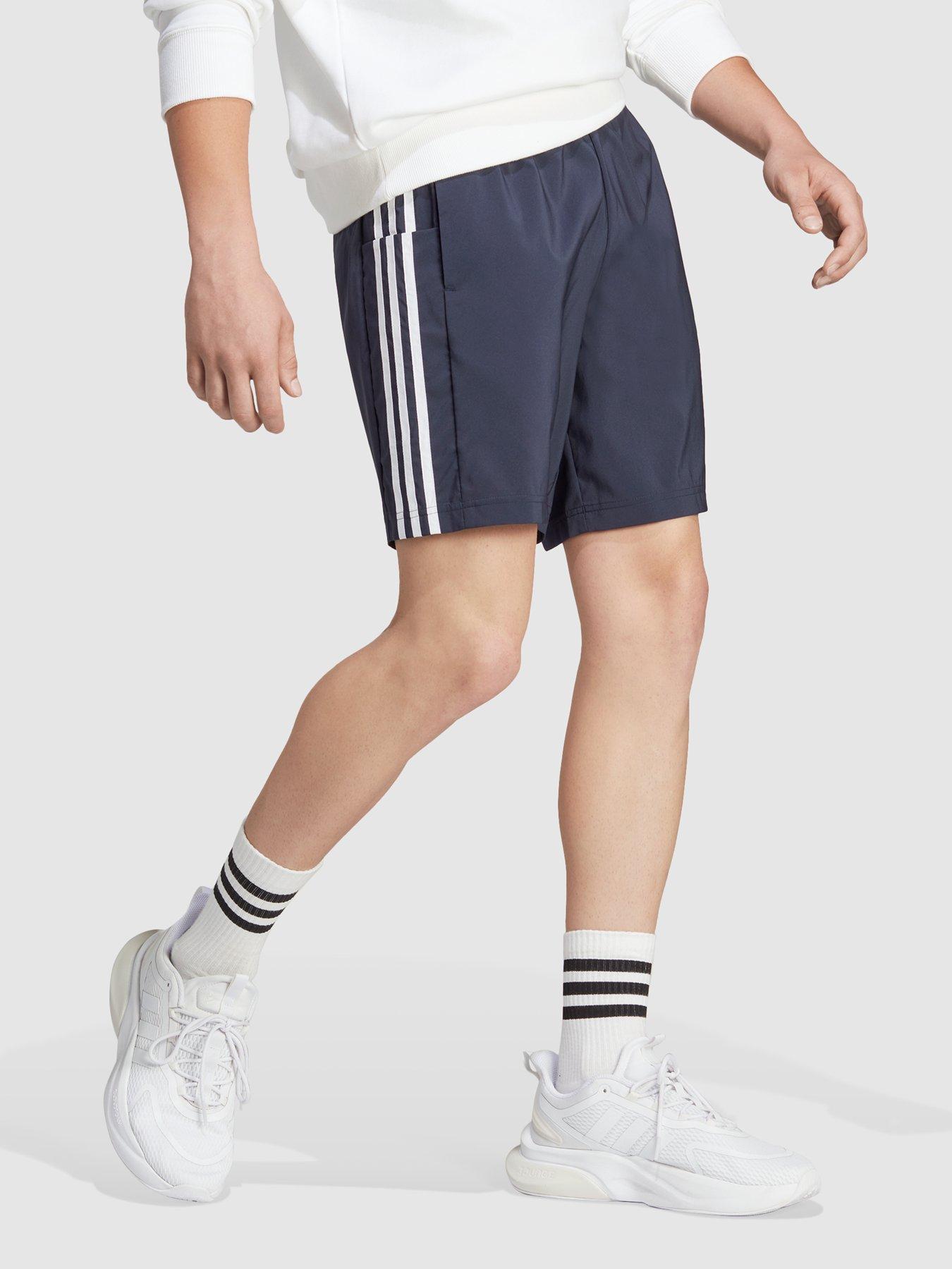 adidas Sportswear Mens 3 Stripe Chelsea Shorts Navy littlewoods