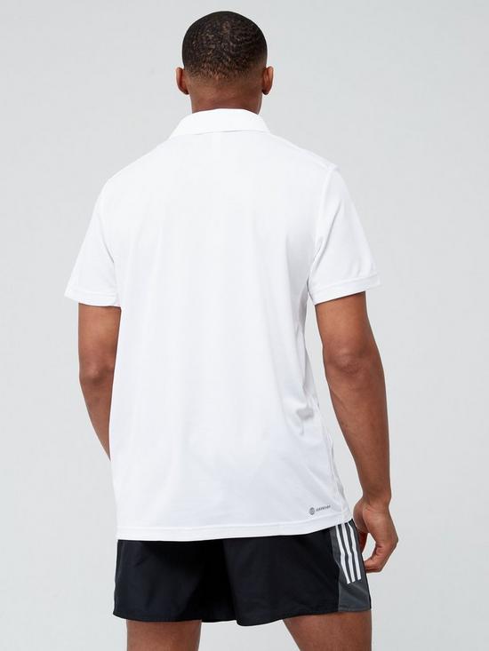 stillFront image of adidas-performance-train-essentials-training-polo-shirt-white