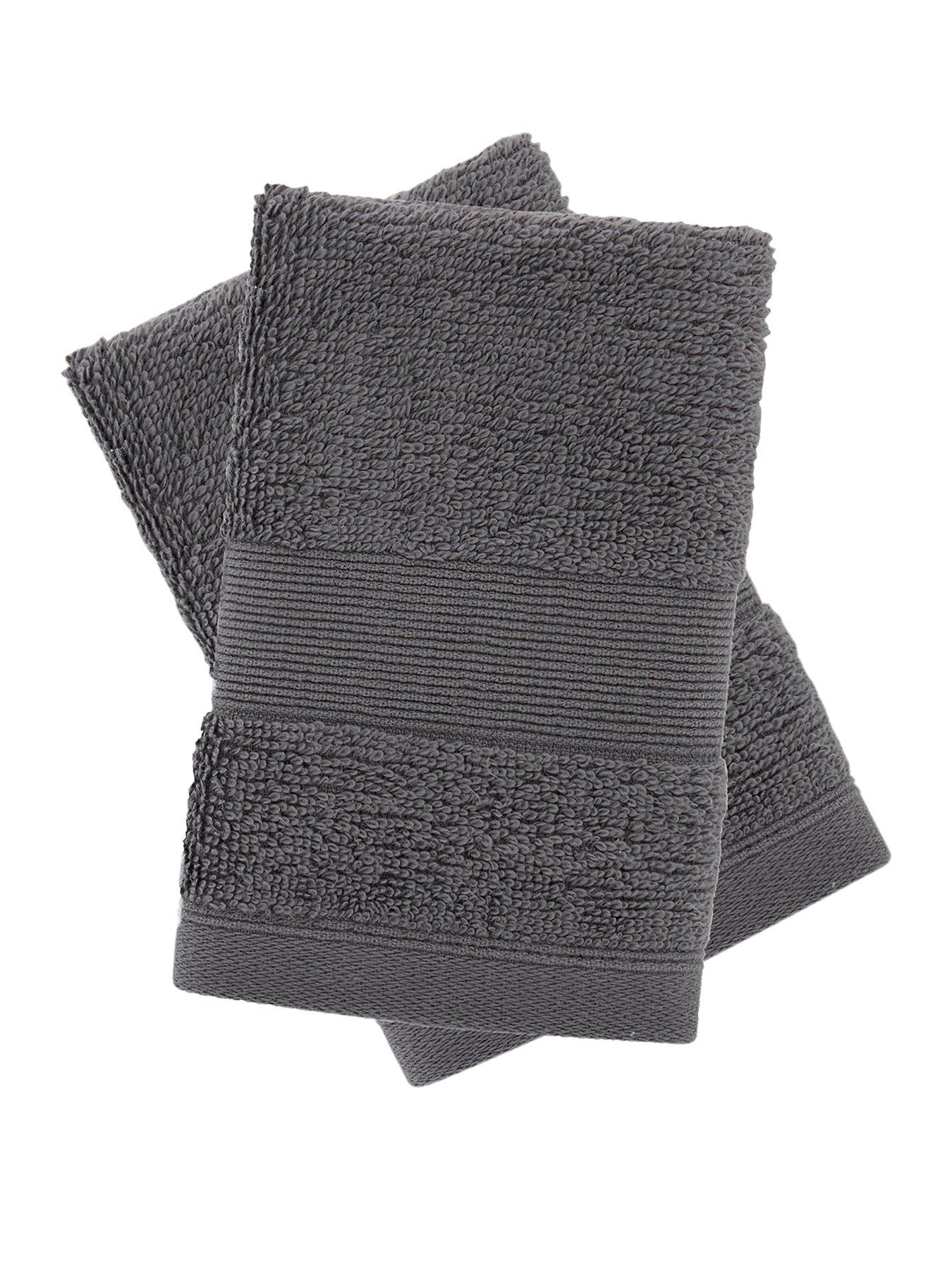 Image 1 of 6 of Catherine Lansfield Antibacterial Face Cloth Pair