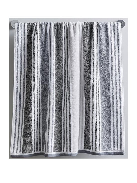 front image of catherine-lansfield-kelso-stripe-towel-range