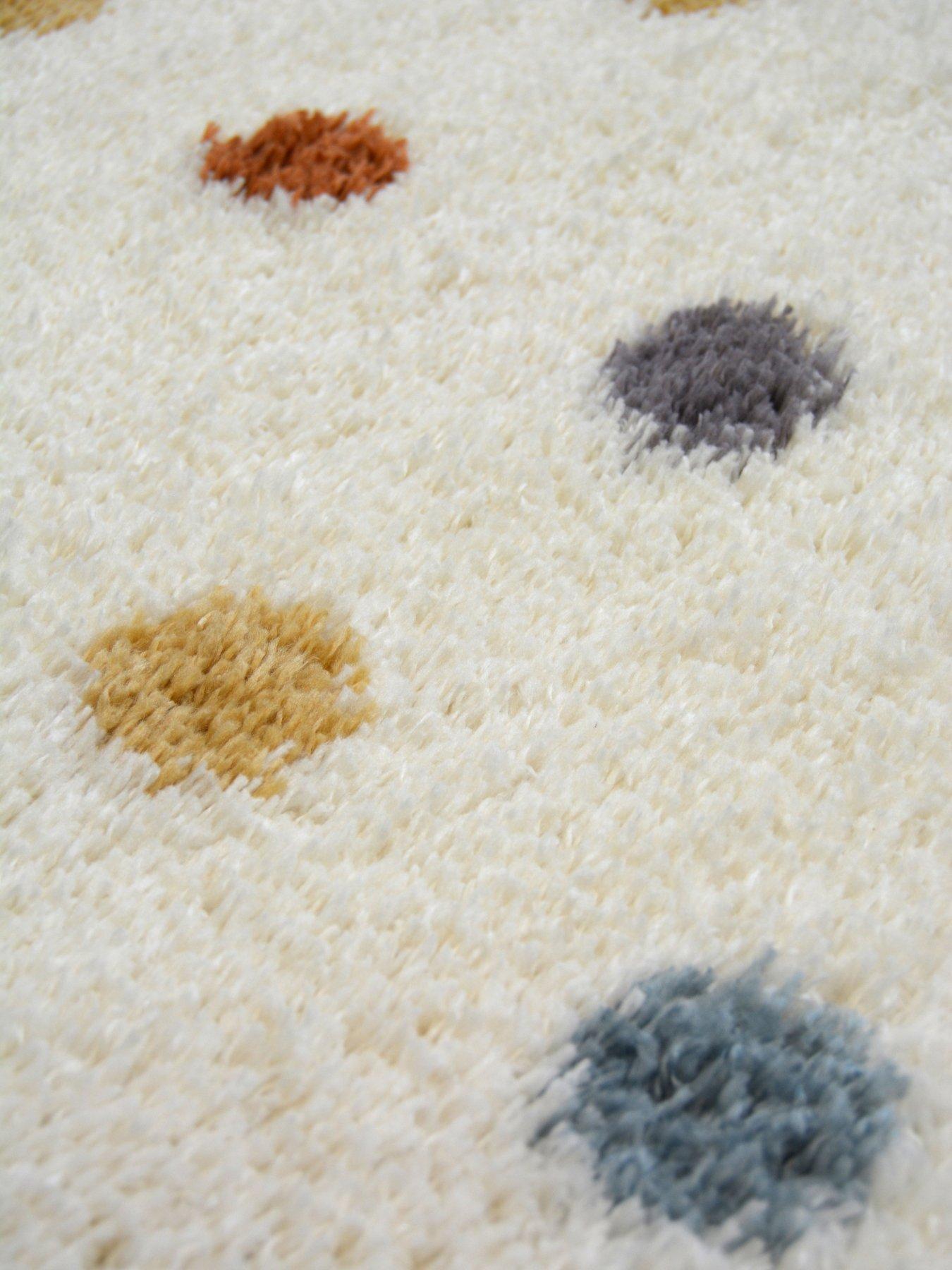  image of everyday-snug-shaggy-spot-rug-multi