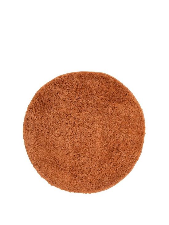 front image of everyday-small-snug-shaggy-circle-rug