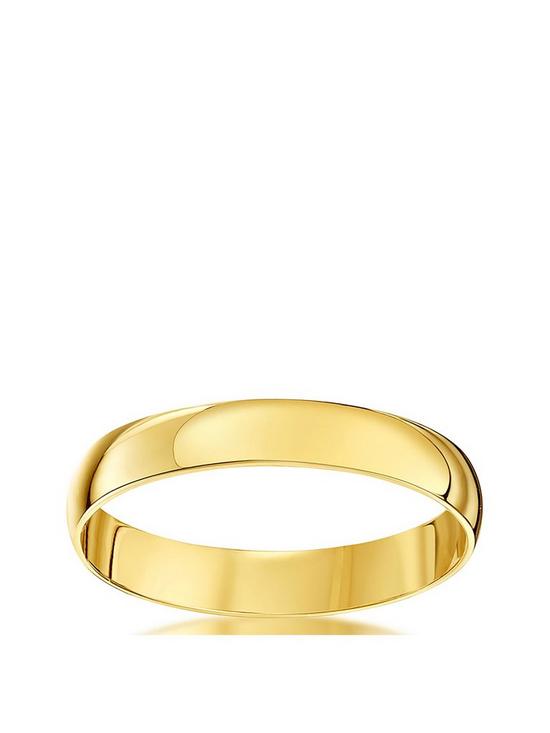 stillFront image of love-gold-9ct-yellow-gold-personalised-band-ring-3