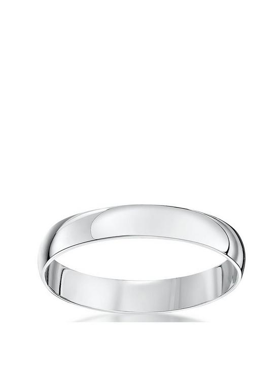 stillFront image of love-gold-9ct-white-gold-personalised-band-ring-3m