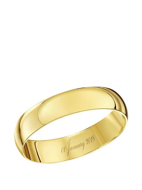 love-gold-9ct-yellow-gold-personalised-band-ring-4