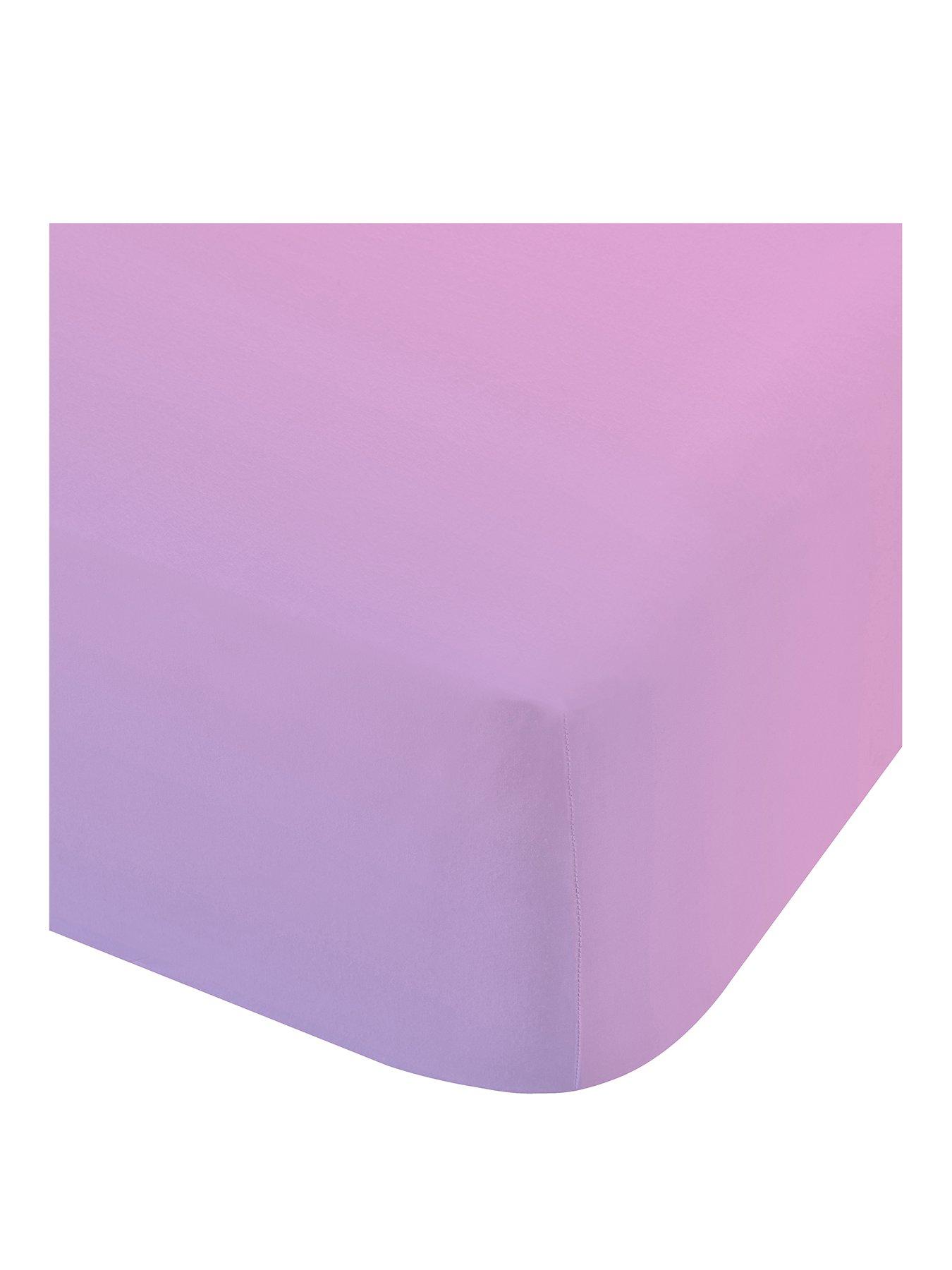  image of catherine-lansfield-ombre-rainbow-clouds-fitted-sheet-multi