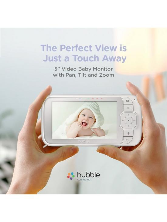stillFront image of hubble-nursery-view-pro-5-video-baby-monitor-with-remote-pan-tilt-amp-zoom
