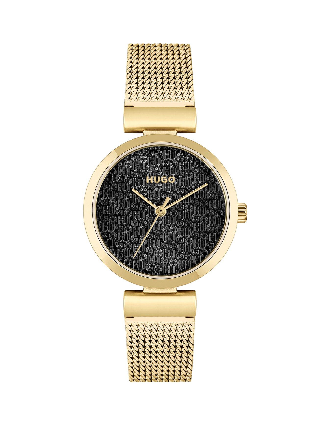 Hugo boss ladies watches on sale gold