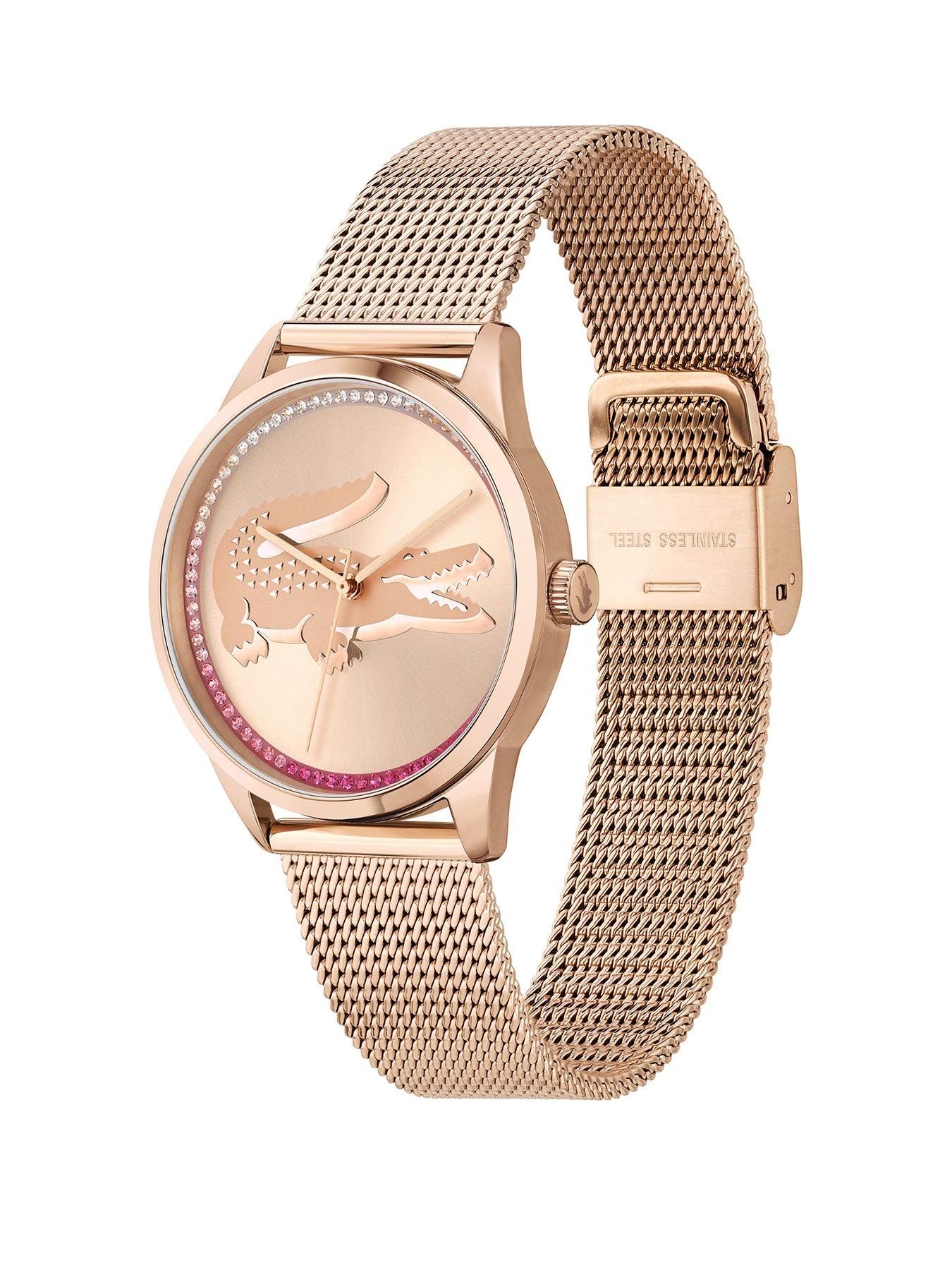 Image 2 of 5 of Lacoste Ladies Carnation Gold Ladycroc Watch