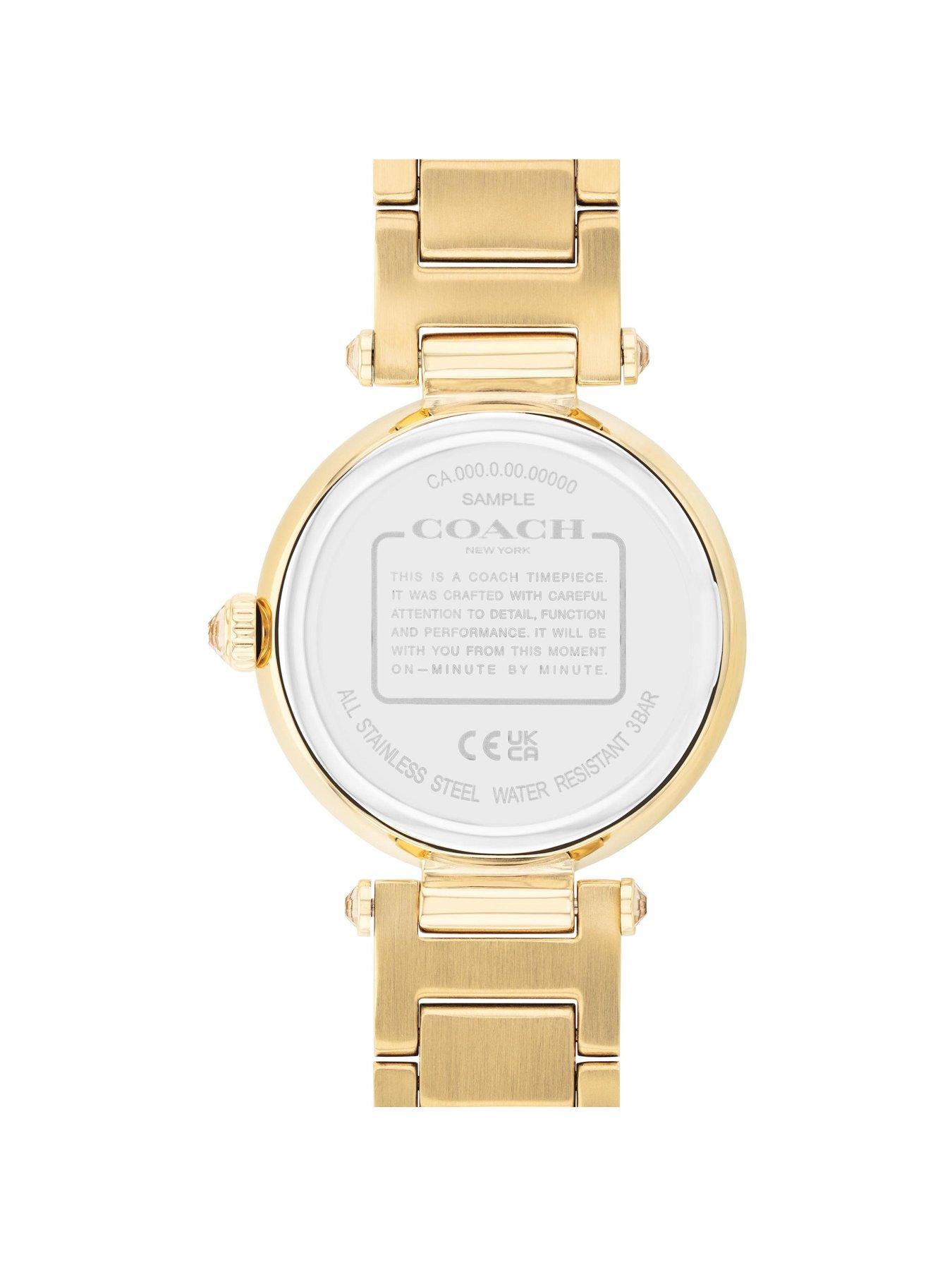 Coach discount crystal watch