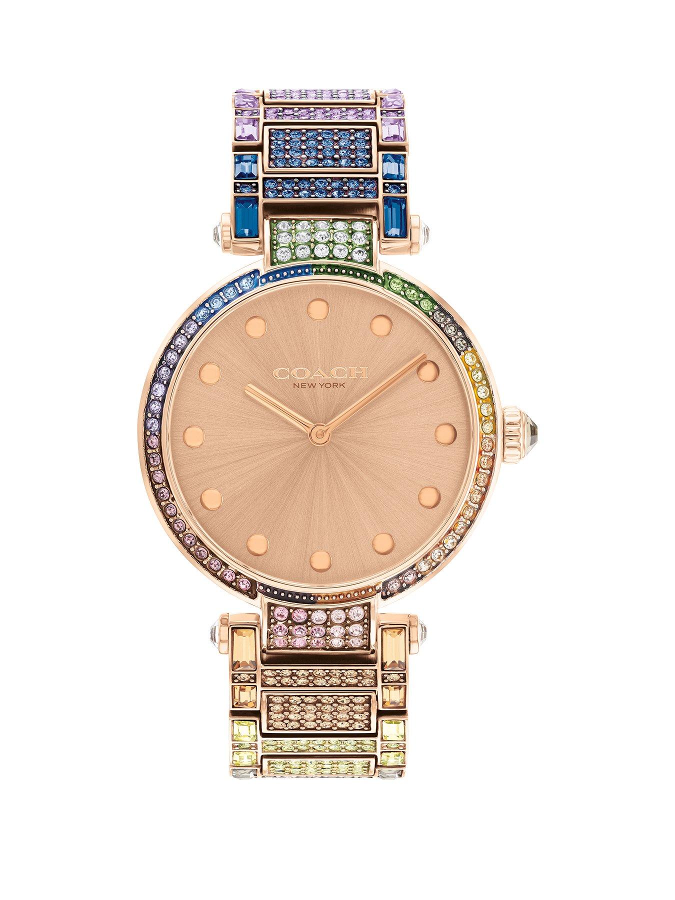 COACH Ladies Cary Crystal Watch