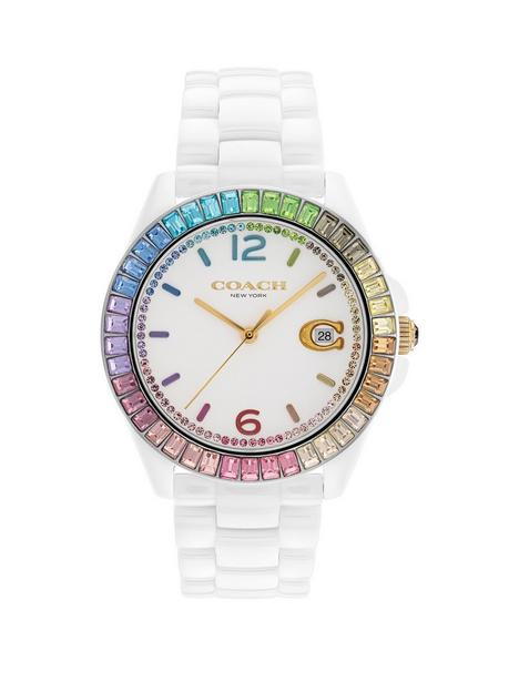 coach-ladies-greyson-rainbow-ceramic-watch