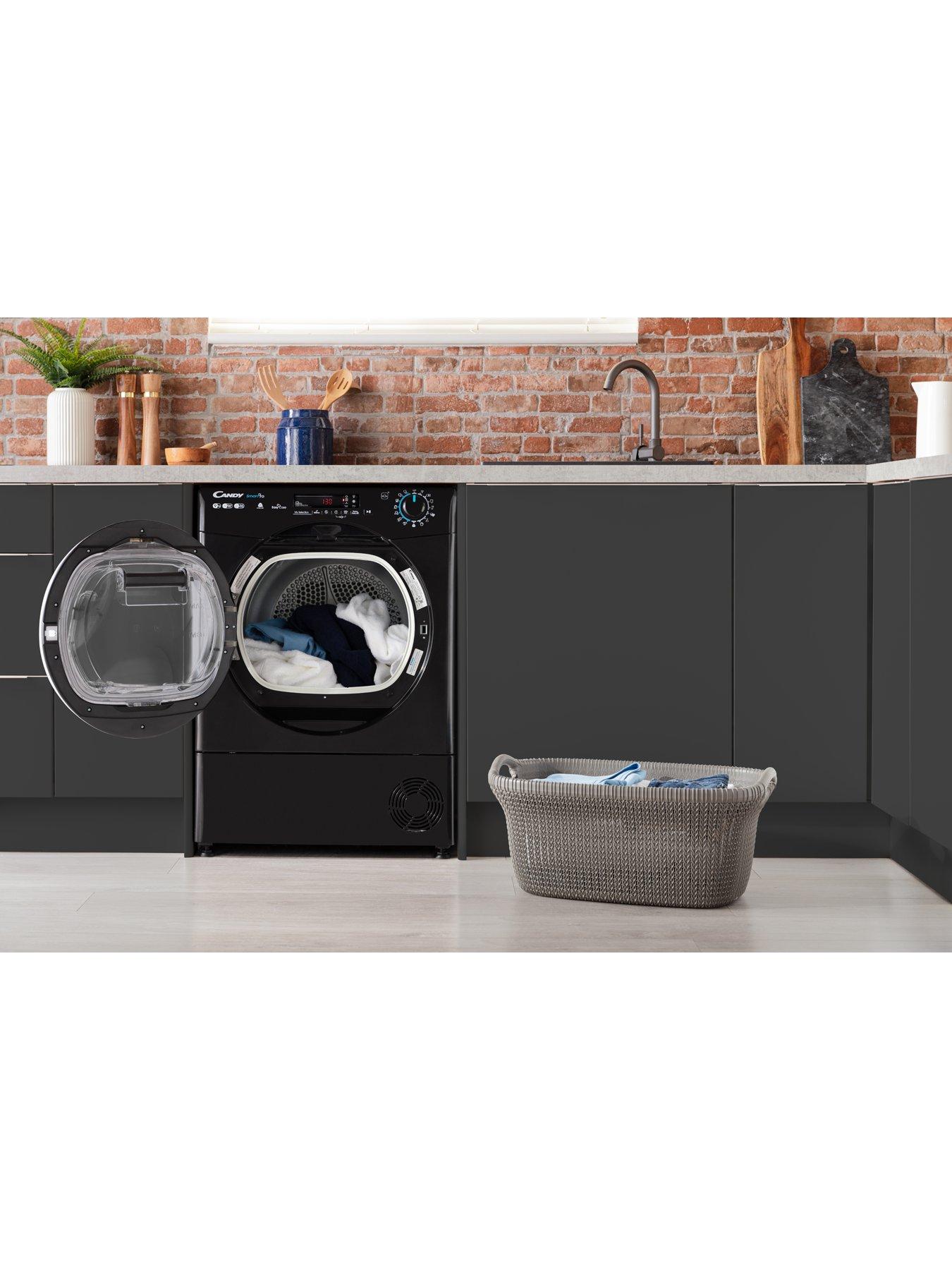 Image 5 of 6 of Candy CSOEC8TBGB80 8kg Freestanding Condenser Tumble Dryer, Sensor Dry, Smart enabled, 14 Programmes, 4 Dryness Levels -&nbsp;Black