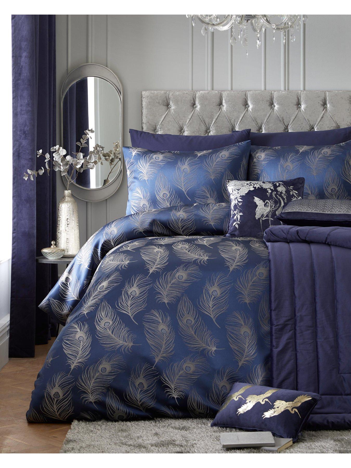 Navy super online king bed