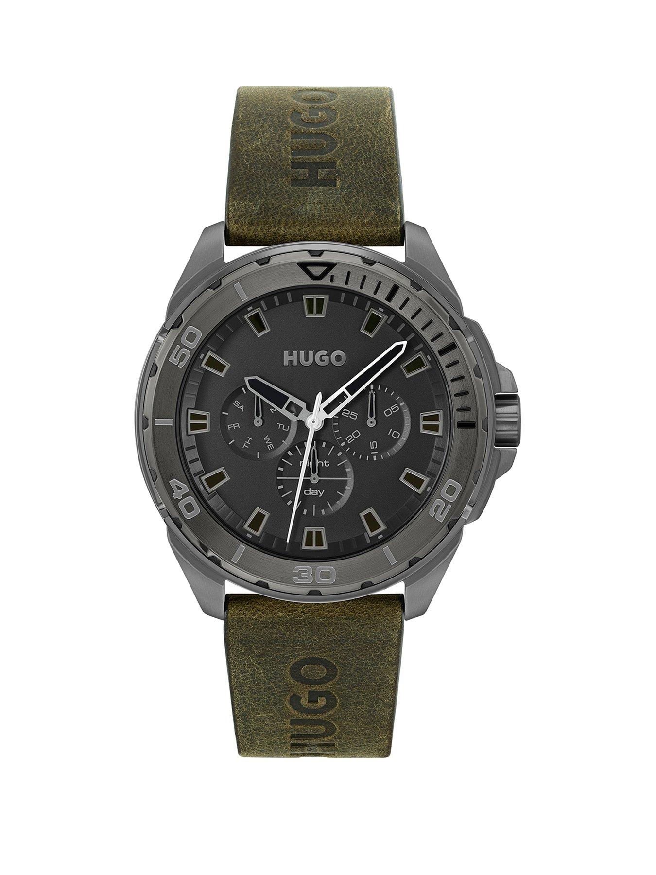 Hugo grey ip grey dial bracelet sale watch