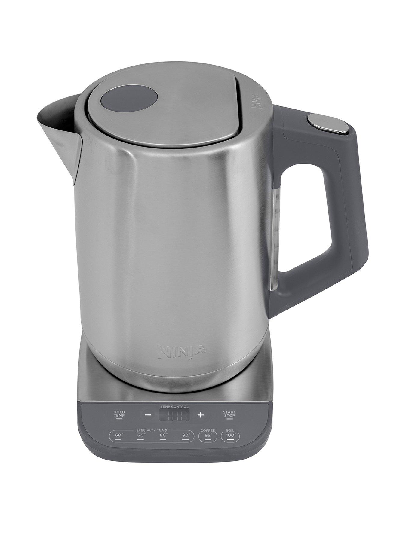 Smeg KLF03SSUK 50's Style Jug Kettle, Soft Opening, 360 Swivel Base,  Anti-Slip Feet, 300W, 1.7L