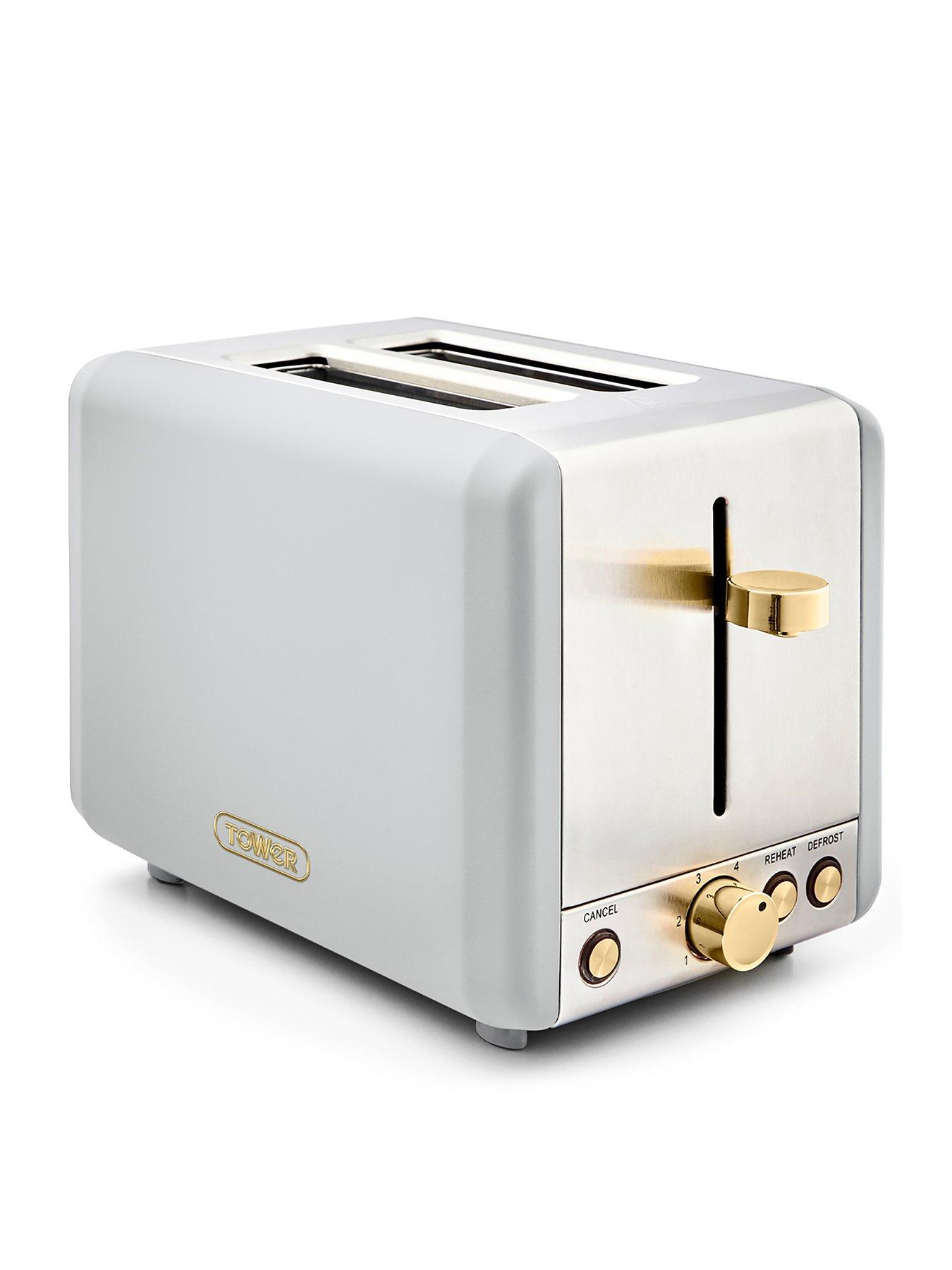  image of tower-cavaletto-850w-2-slice-toasternbsp--optic-white