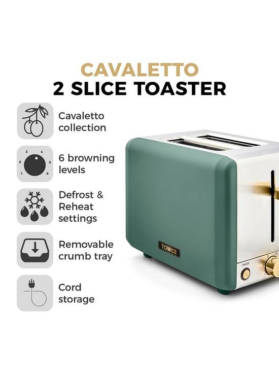 stillFront image of tower-cavaletto-850w-2-slice-toasternbsp--jade