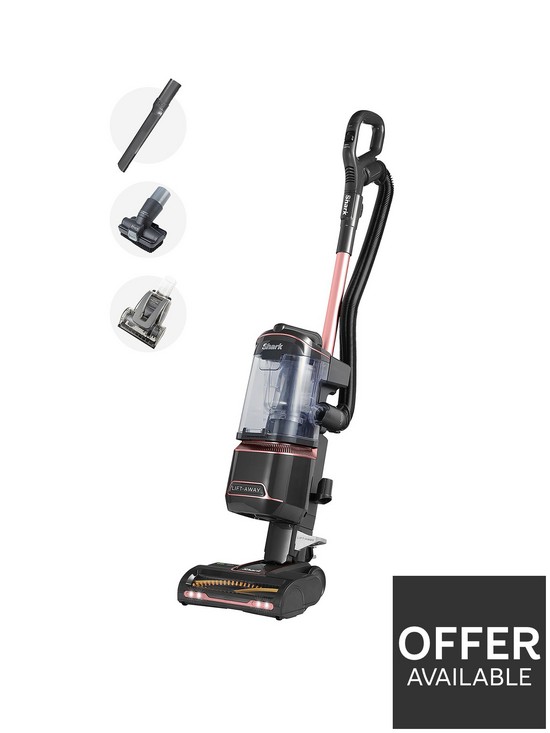 front image of shark-upright-corded-vacuum-with-anti-hair-wrap-liftaway-technology-and-complete-seal-pet-version-nz690ukt