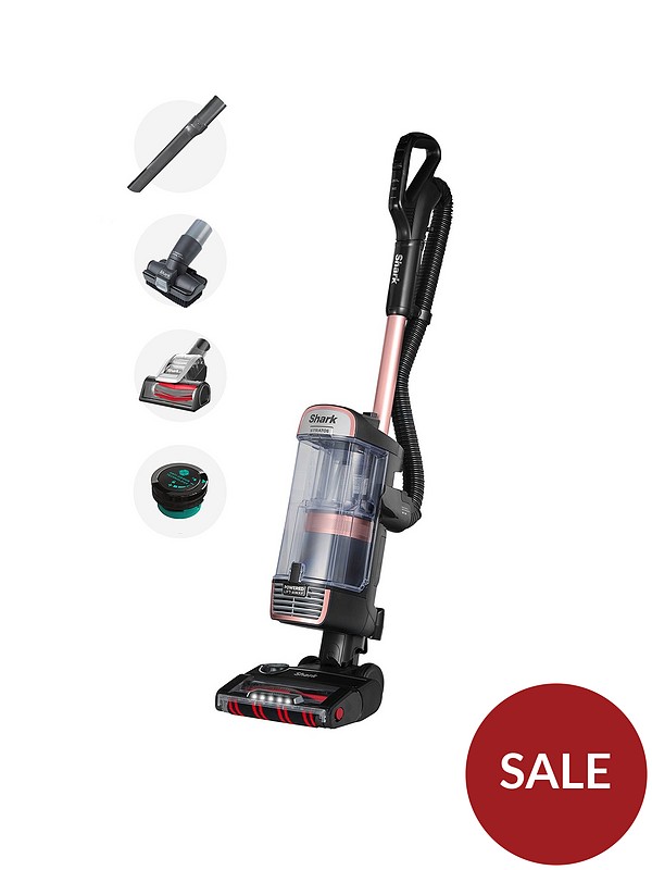 Shark Stratos Upright Corded Vacuum Cleaner with Anti-Hair Wrap, Powered  Liftaway technology - NZ860UKT 