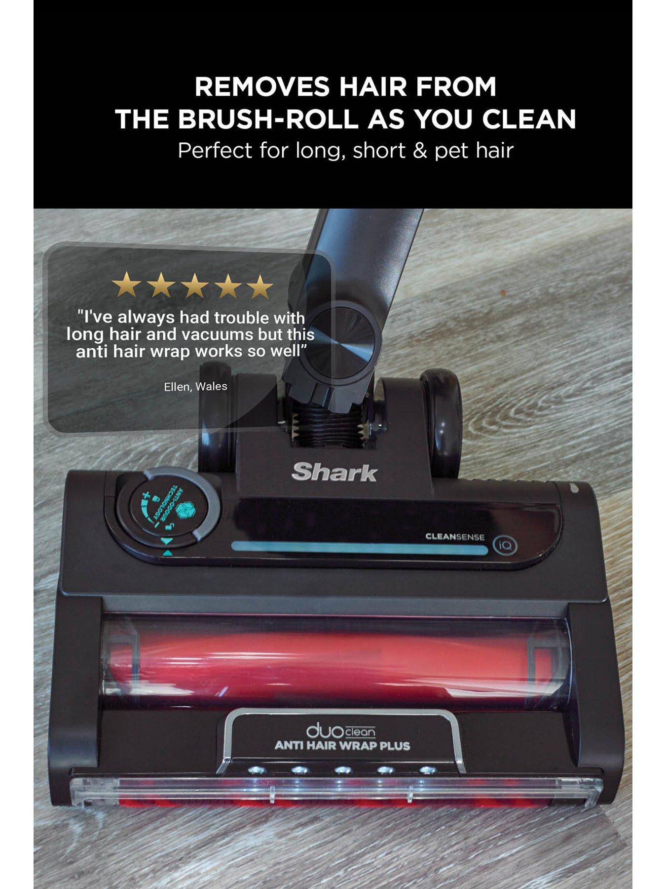  image of shark-stratos-cordless-stick-vacuum-with-anti-hair-wrap-powerfins-technology-and-flexology-true-pet-brush-120-mins-iz420ukt