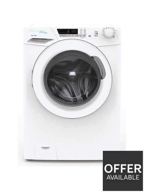 candy-ultra-hcu1482de-freestanding-washing-machine-8kg-load-1400-rpm-android-app-enabled-eco-cycles-waterampenergy-auto-sensing--nbspwhite