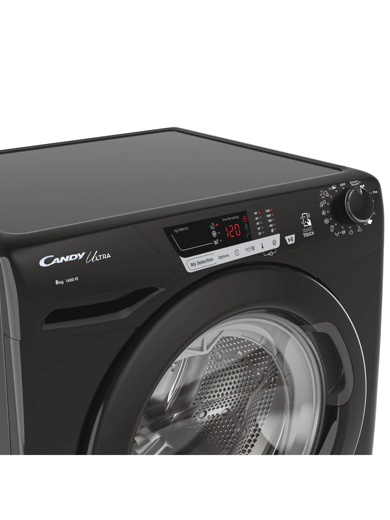  image of candy-ultra-hcu1482dbbe-freestanding-washing-machine-8kg-load-1400-rpm-android-app-enabled-eco-cycles-waterampenergy-auto-sensing--nbspblack