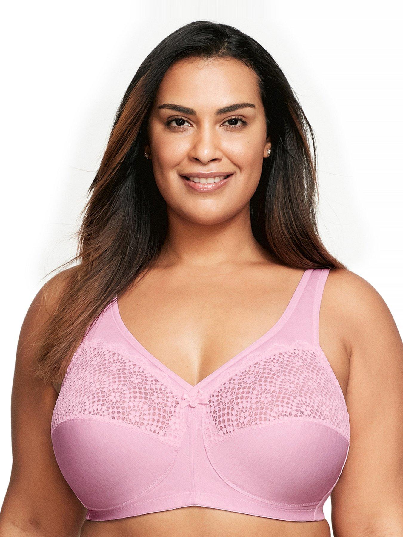 Buy OOLA LINGERIE Lace & Logo Non Wired Soft Bra 38G, Bras