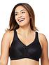  image of glamorise-magiclift-non-wire-active-sports-bra-black