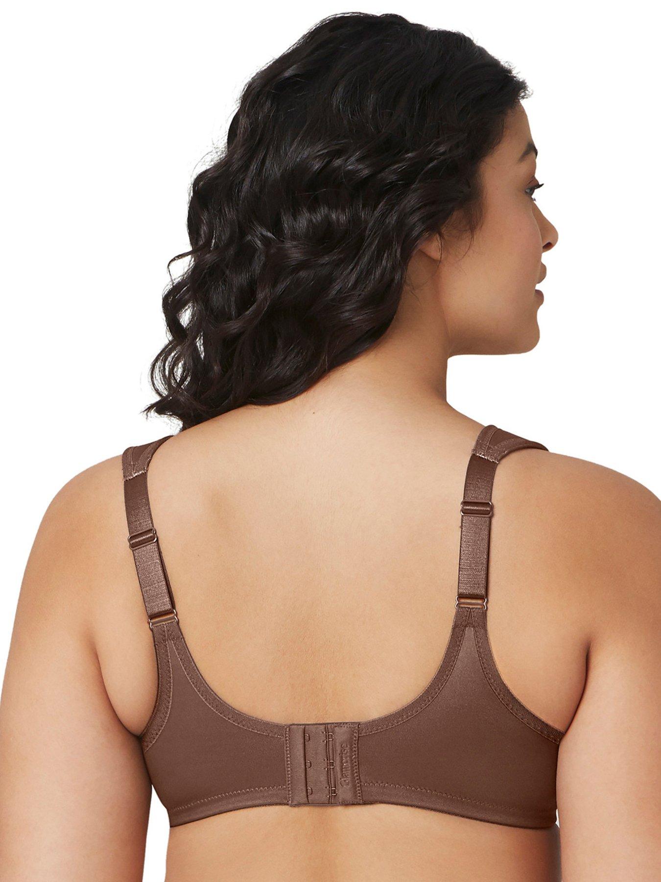stillFront image of glamorise-low-cut-wonderwire-lace-bra