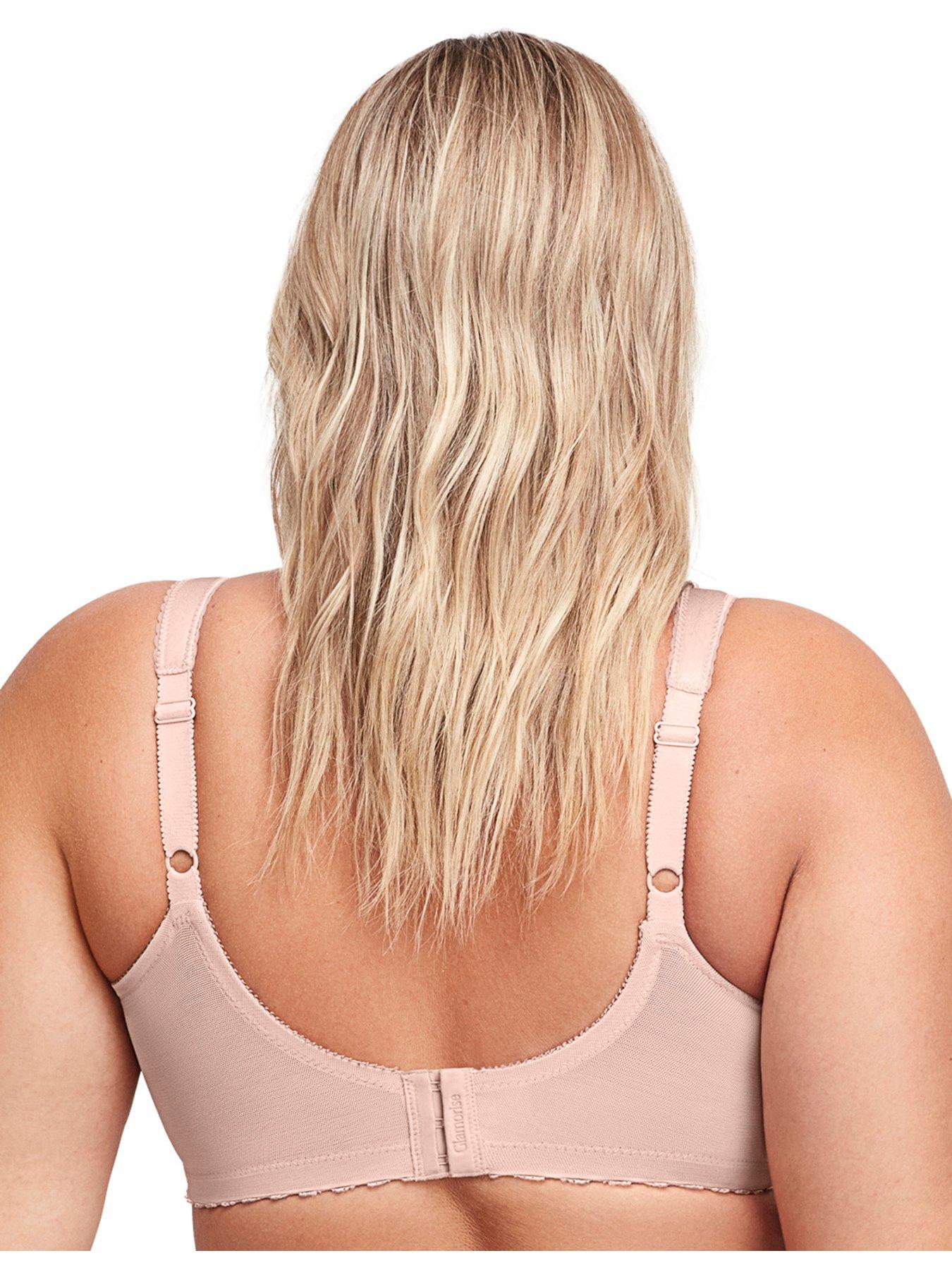 stillFront image of glamorise-magiclift-non-wire-original-support-bra-skin-cream